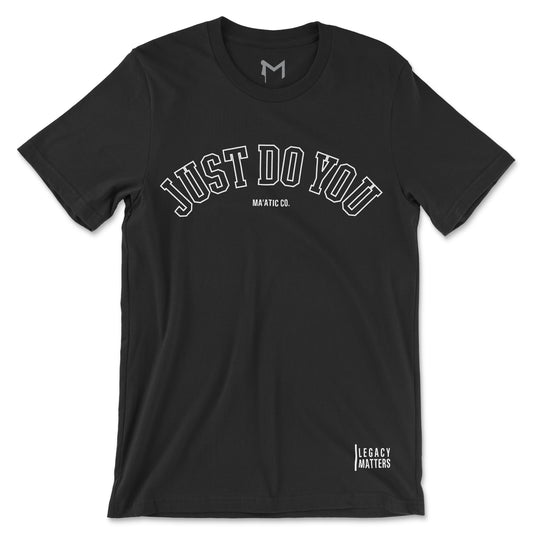 Just Do You-Black Curve Tee